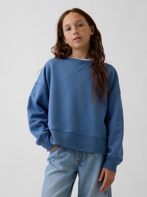 Kids VintageSoft Oversized Split-Hem Sweatshirt