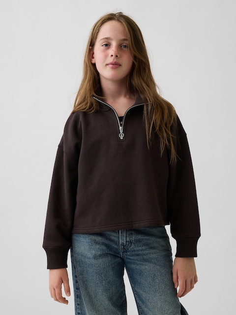 Kids VintageSoft Oversized Quarter-Zip Pullover
