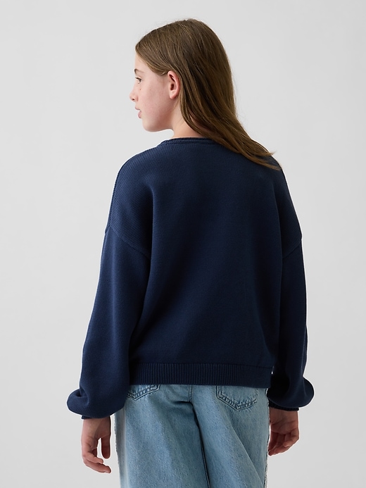 Image number 3 showing, Kids Oversized Rollneck Sweater