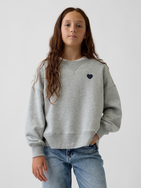 Kids VintageSoft Oversized Split-Hem Sweatshirt