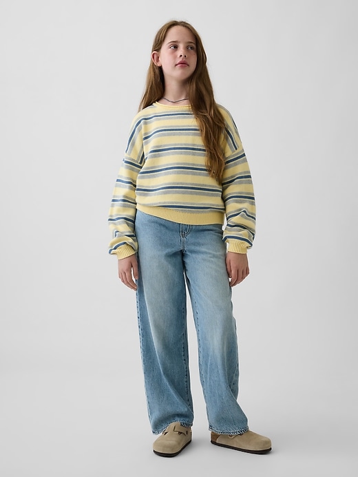Kids 100% Cotton Oversized Rollneck Sweater | Gap