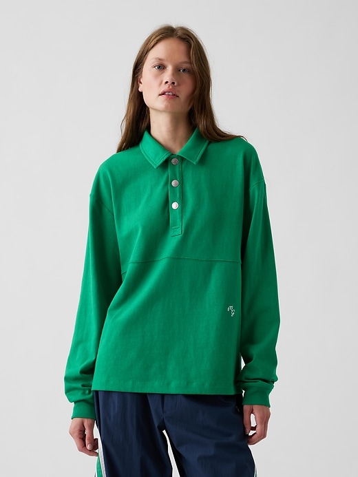 Gap × Malbon Oversized Polo Pullover | Gap