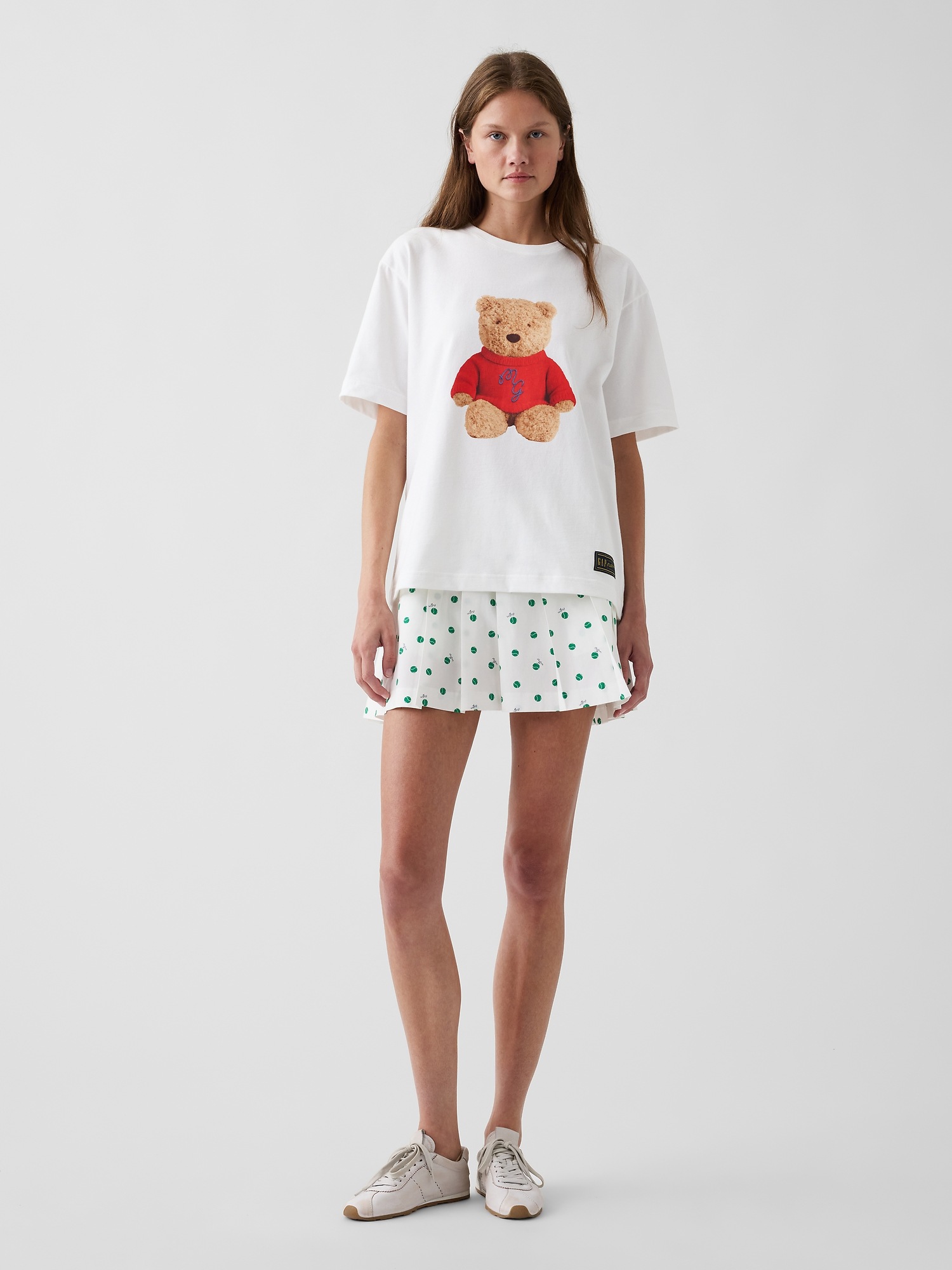 Мужские футболки Gap × Malbon Organic Cotton Brannan Bear T-Shirt — фото 3