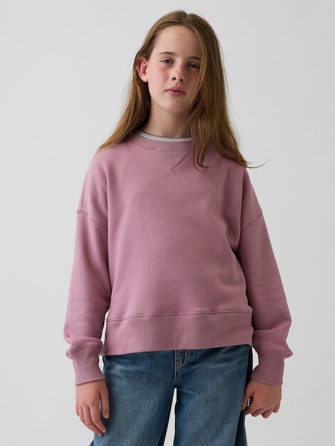 Kids VintageSoft Oversized Split-Hem Sweatshirt