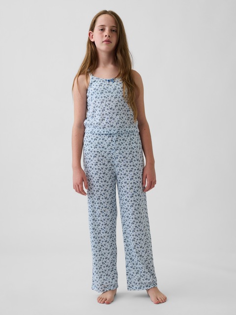 Kids Recycled Pointelle Tank PJ Set