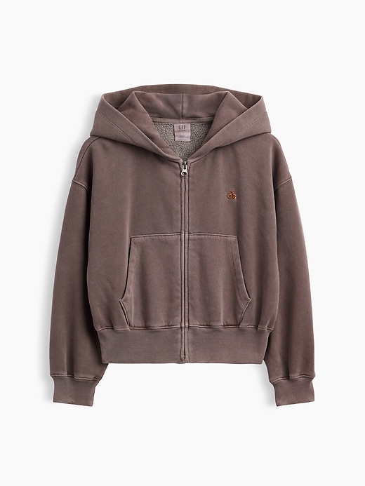 Kids VintageSoft Oversized Logo Zip Hoodie | Gap