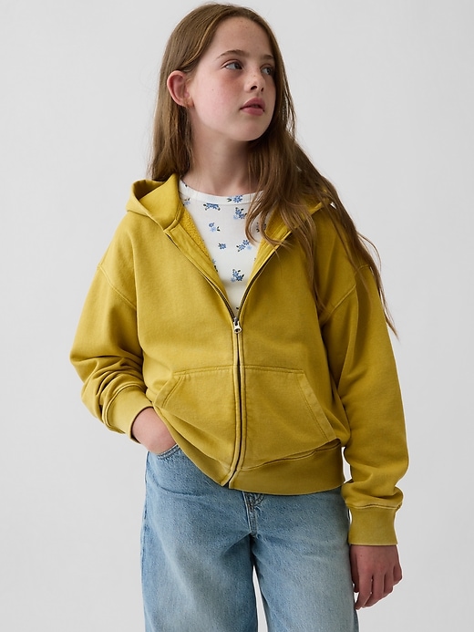 Kids VintageSoft Relaxed Zip Hoodie | Gap