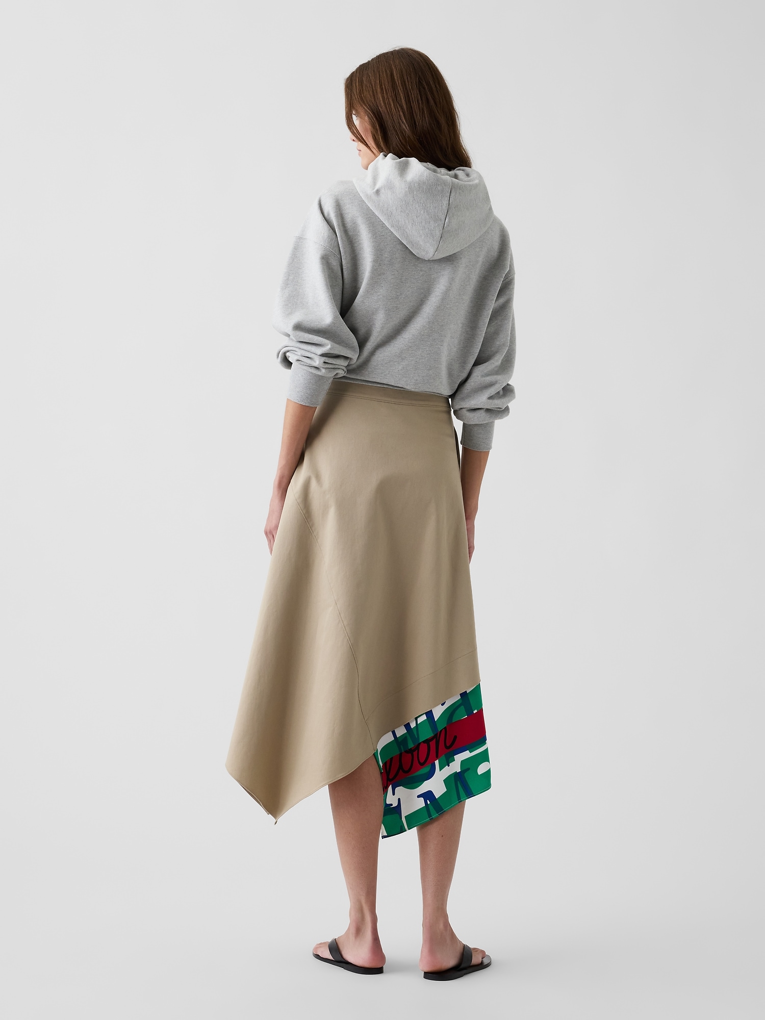 Женские юбки Gap × Malbon Twill Handkerchief Maxi Skirt — фото 2