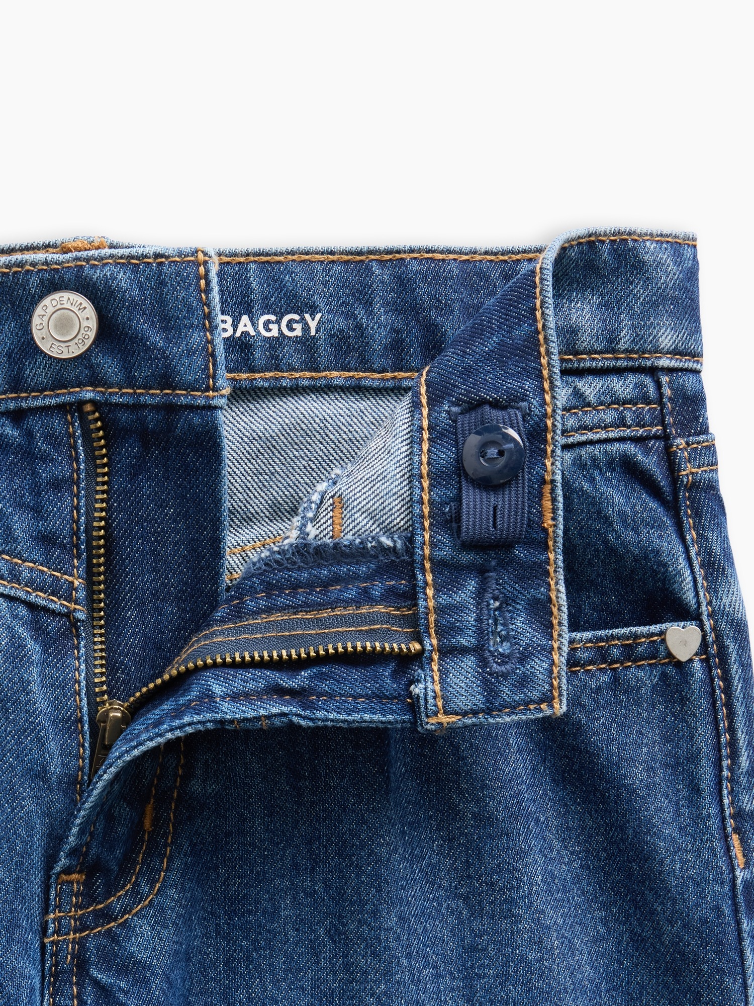 Детские джинсы Gap Kids Low Rise Baggy Jeans — фото 7