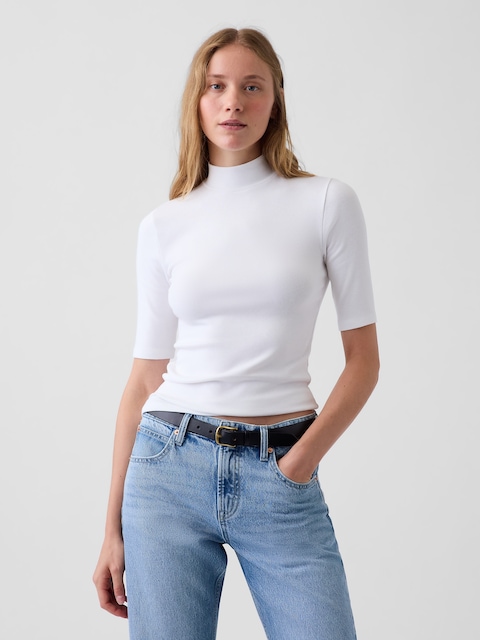 Modern Mockneck T-Shirt