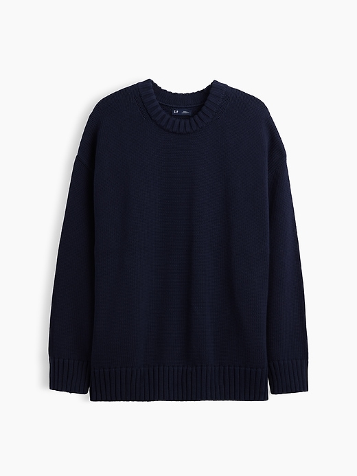 Image number 5 showing, 100% Cotton Oversized Sweater