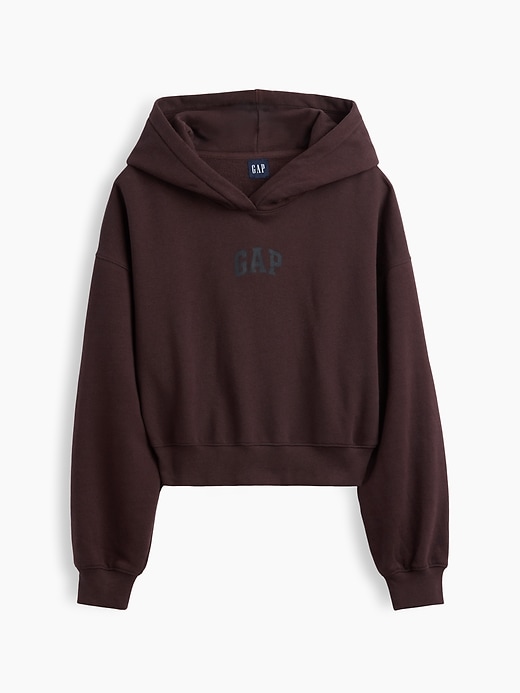 Image number 6 showing, VintageSoft Crop Logo Hoodie