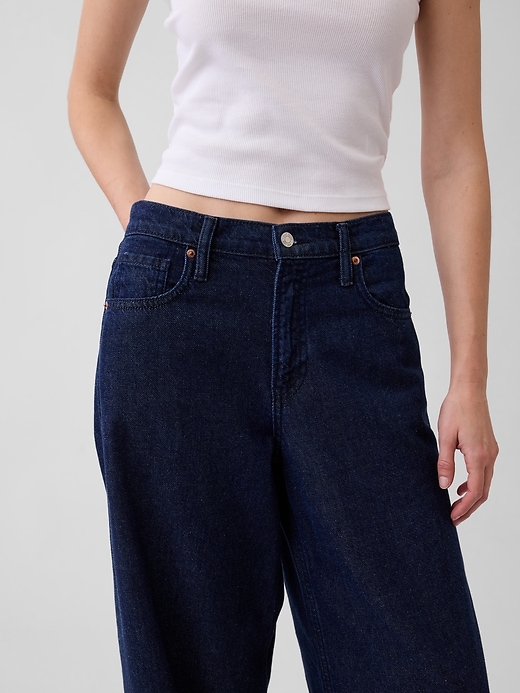 Image number 5 showing, Mid Rise UltraSoft Baggy Jeans
