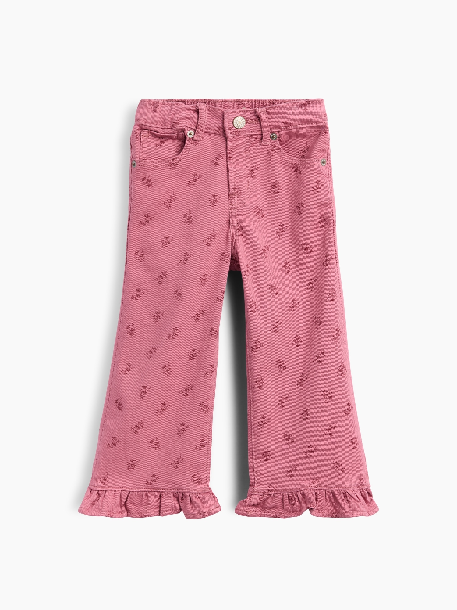 Детские джинсы Gap Baby & Toddler Ruffle-Hem Stride Jeans — фото 2