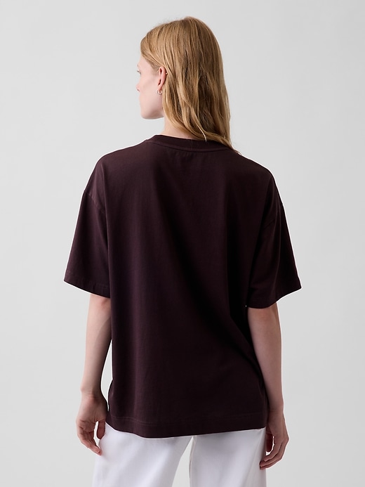 Organic Cotton VintageSoft Oversized Logo T-Shirt | Gap