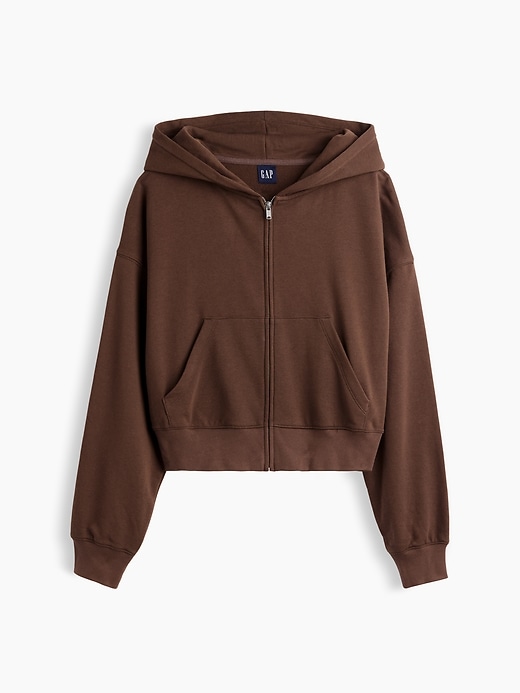 VintageSoft Terry Oversized Wedge Zip Hoodie | Gap