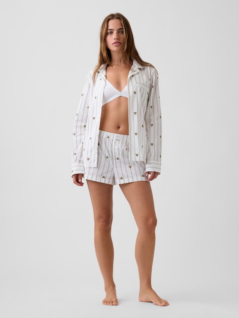 Poplin PJ Boxer Shorts
