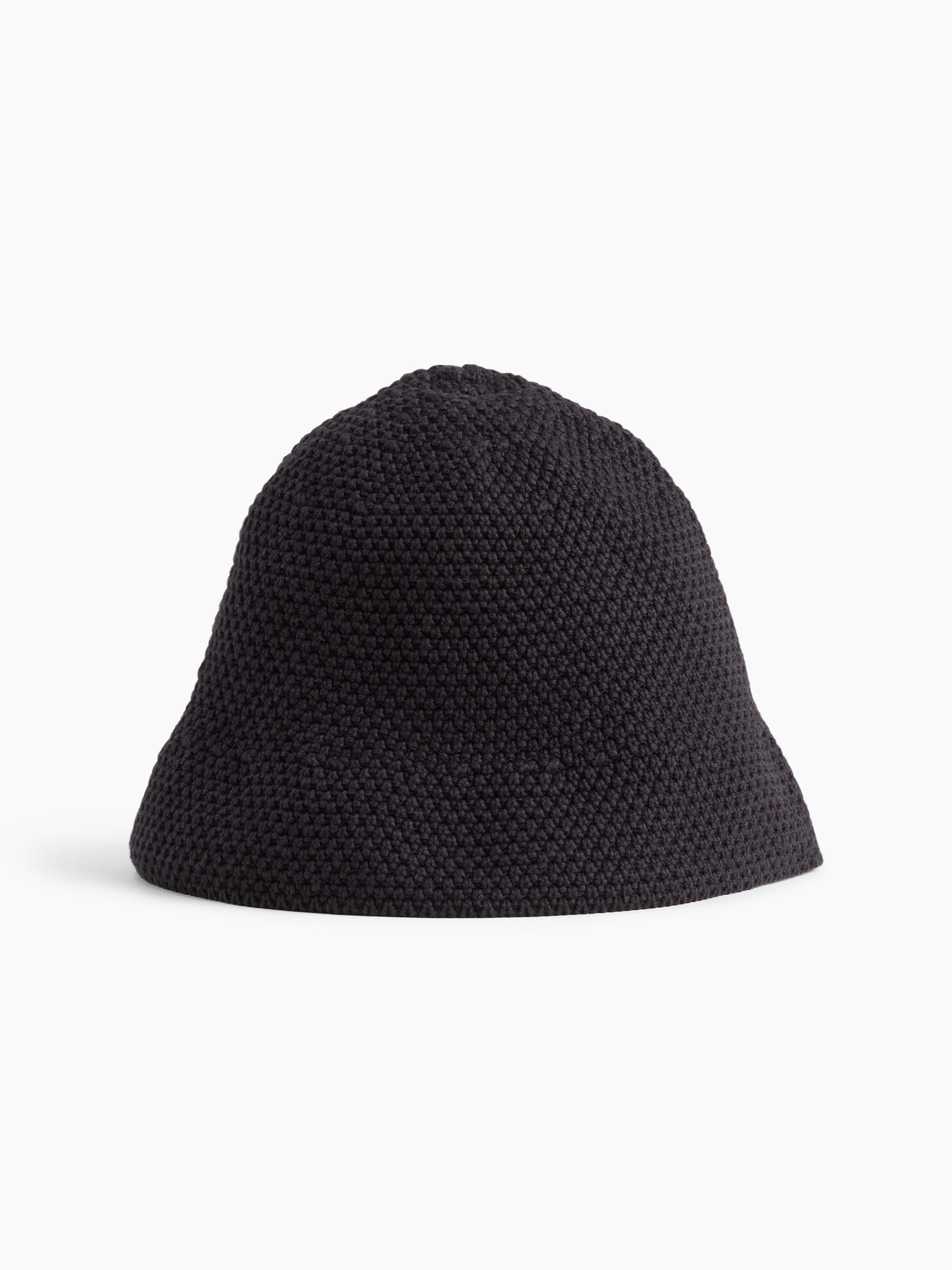 Женская панама Gap Knit Bucket Hat, цвет: Чёрный