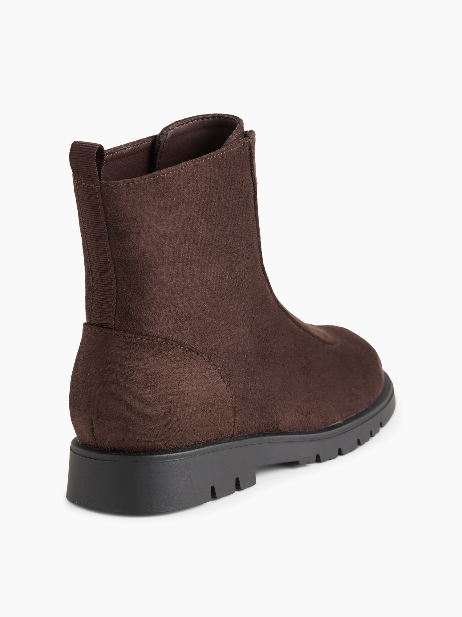 Детские ботинки Gap Vegan Suede Zip, цвет: Коричневый — фото 3