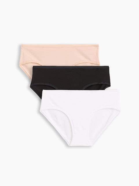 SoftMade Organic Stretch Cotton Hipster (3-Pack)