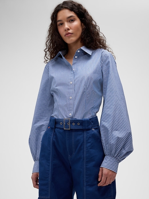Gap Studio Poplin Fitted Shirt