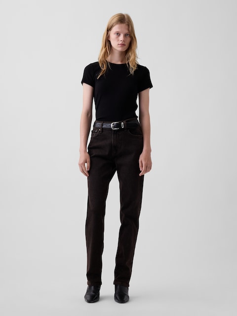 High Rise '90s Slim Straight Jeans