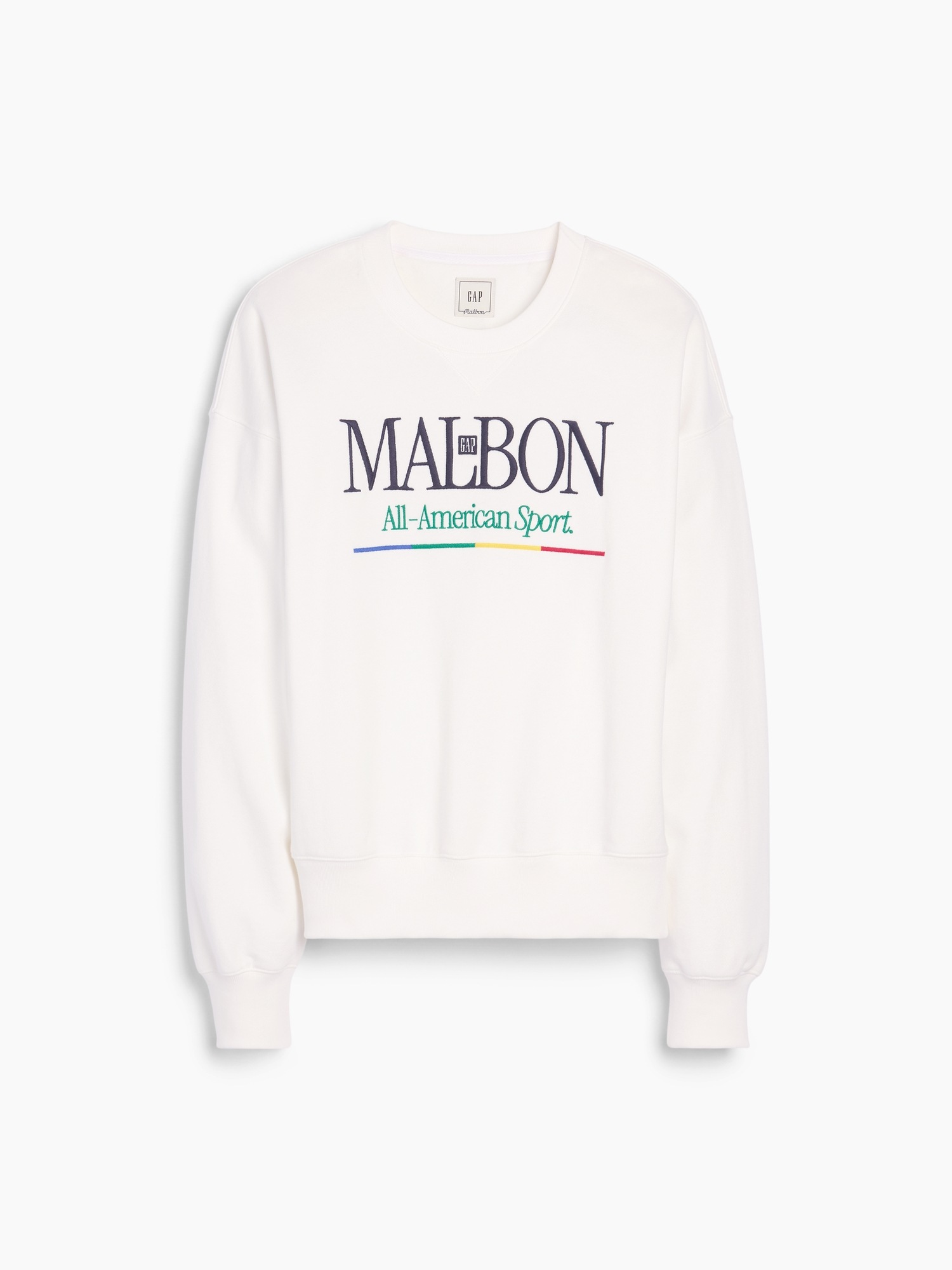 Мужские худи Gap × Malbon Heavyweight Logo Sweatshirt — фото 6