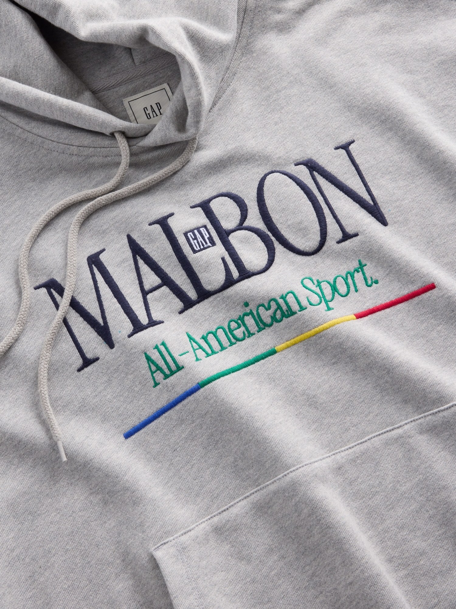 Мужские худи Gap × Malbon Heavyweight Logo — фото 5