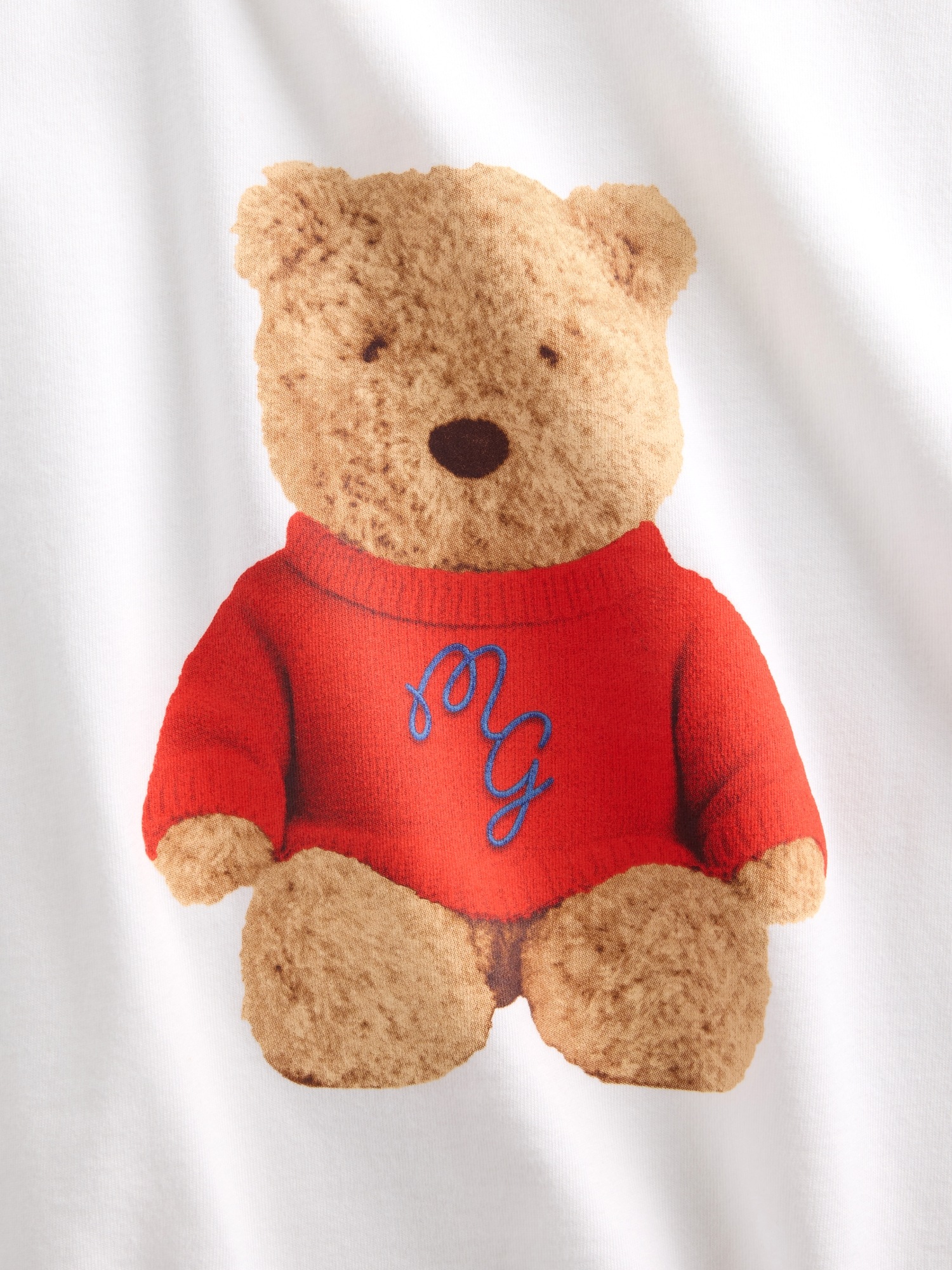 Мужские футболки Gap × Malbon Organic Cotton Brannan Bear T-Shirt — фото 5