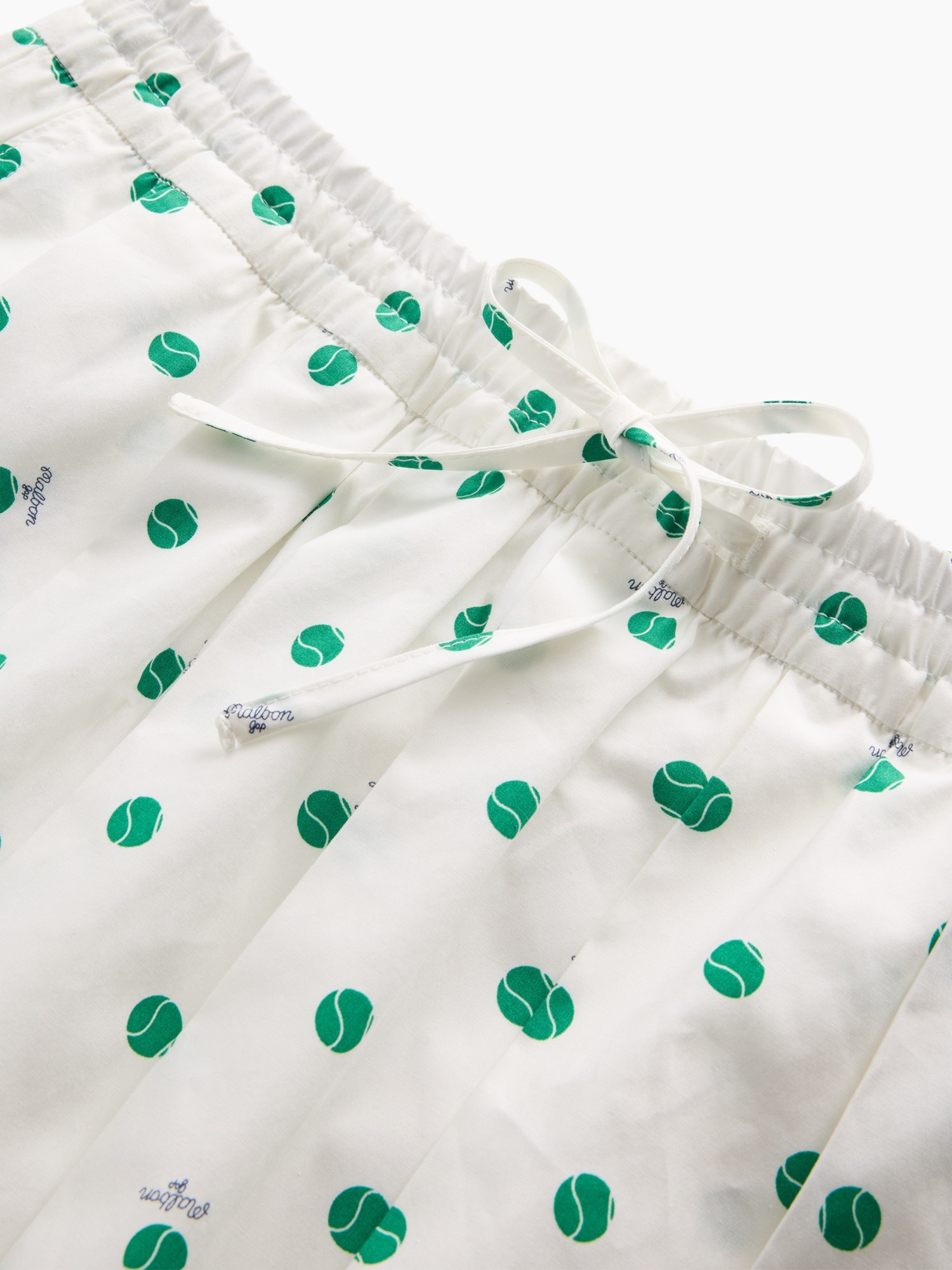 Женские юбки Gap × Malbon Pleated Poplin Mini Skort — фото 5