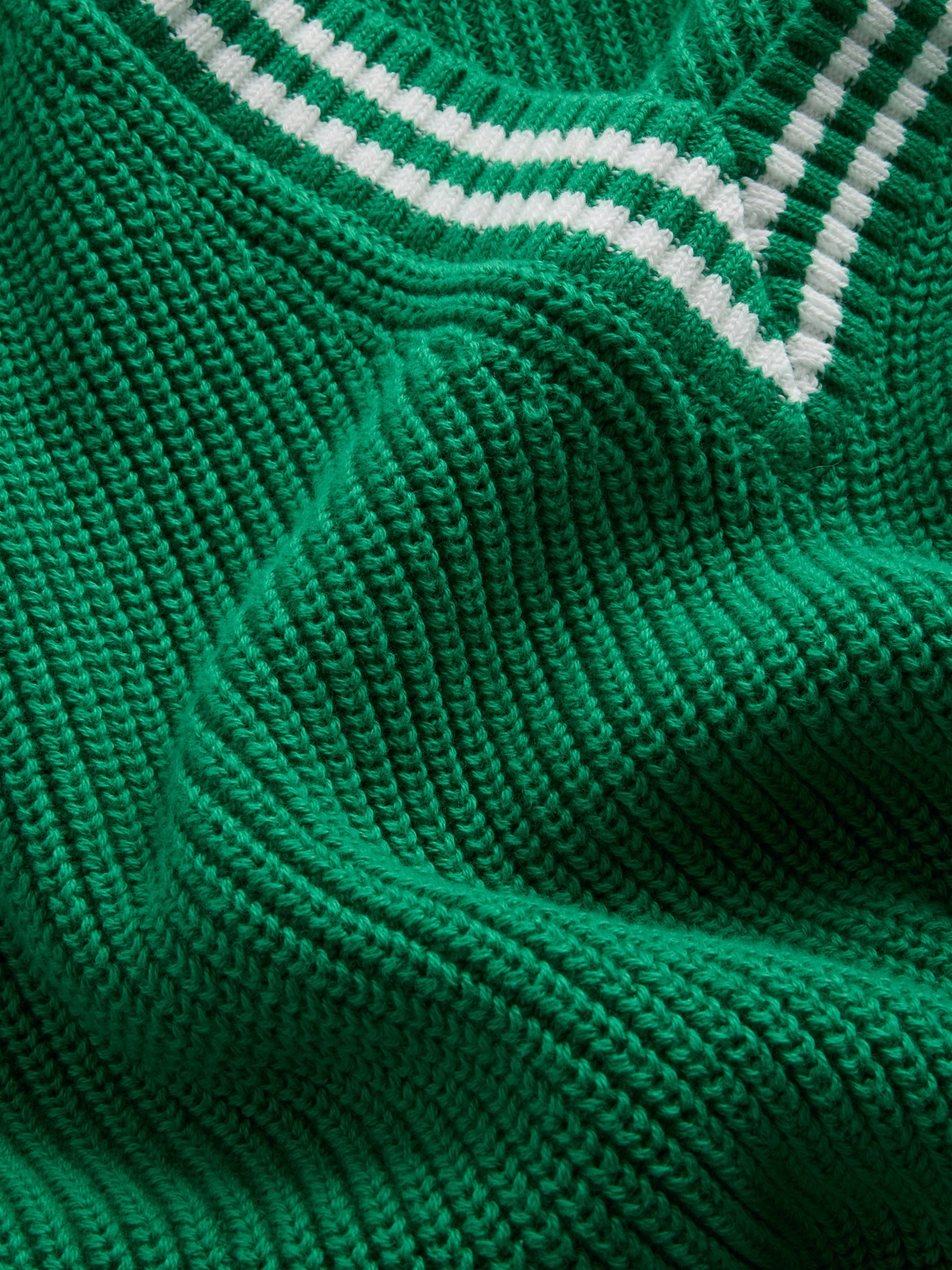 Женский свитер Gap × Malbon 100% Cotton Oversized Sweater, цвет: Зелёный — фото 5
