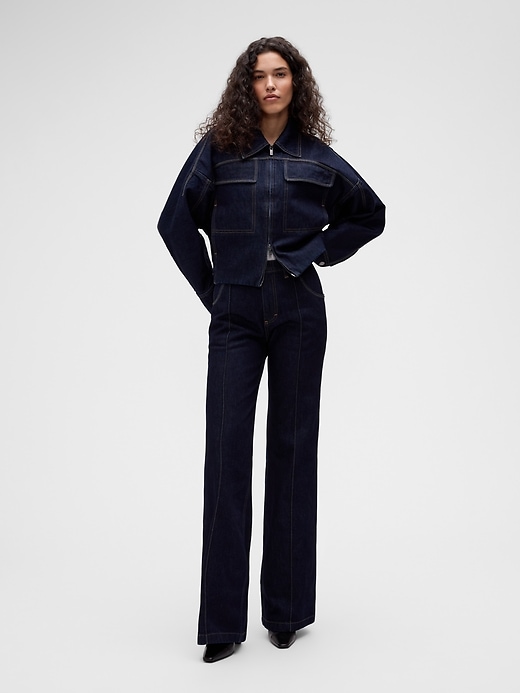 Gap Studio High Rise Pintuck Jeans