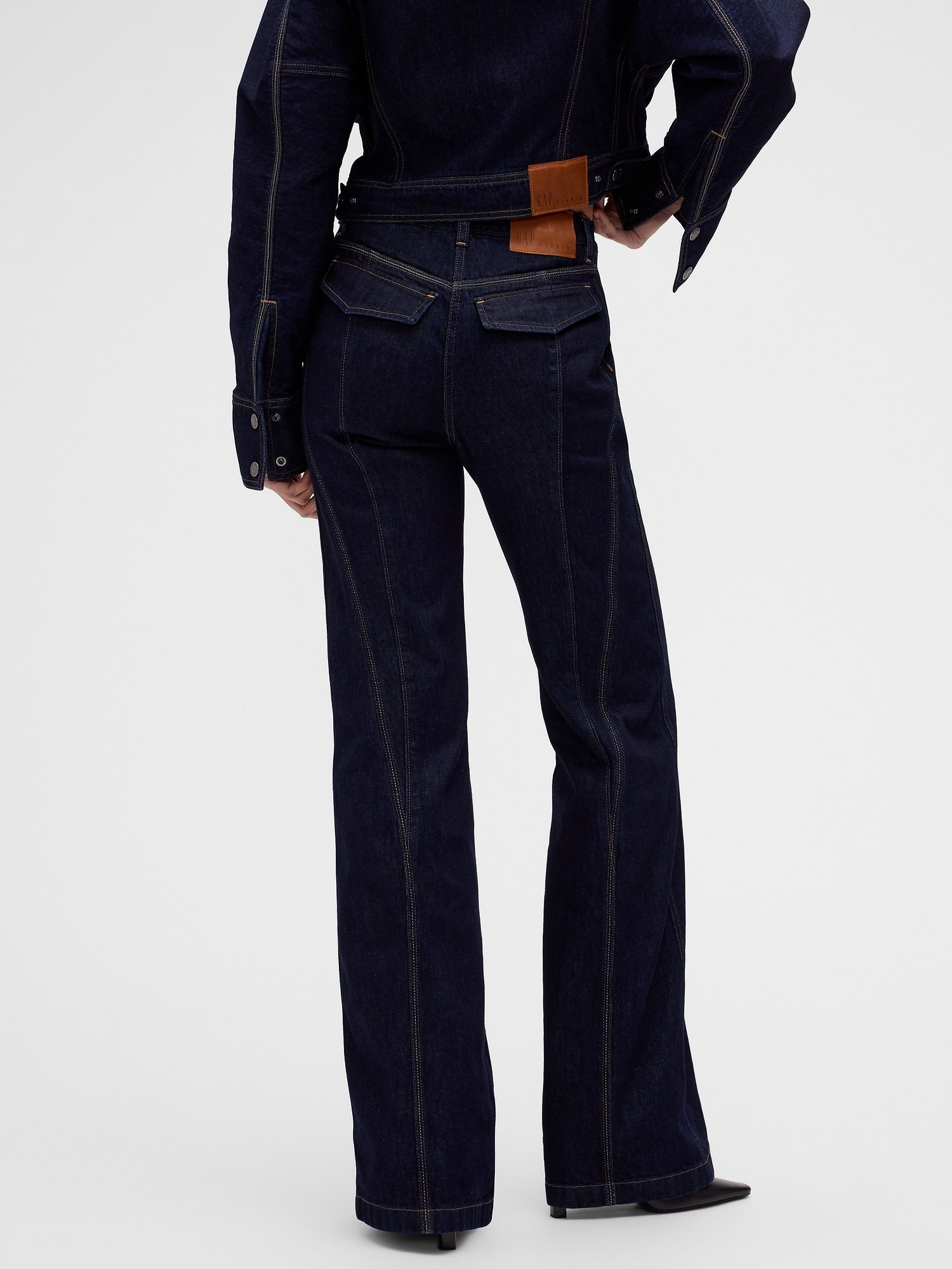 GapStudio High Rise Pintuck Jeans — фото 4