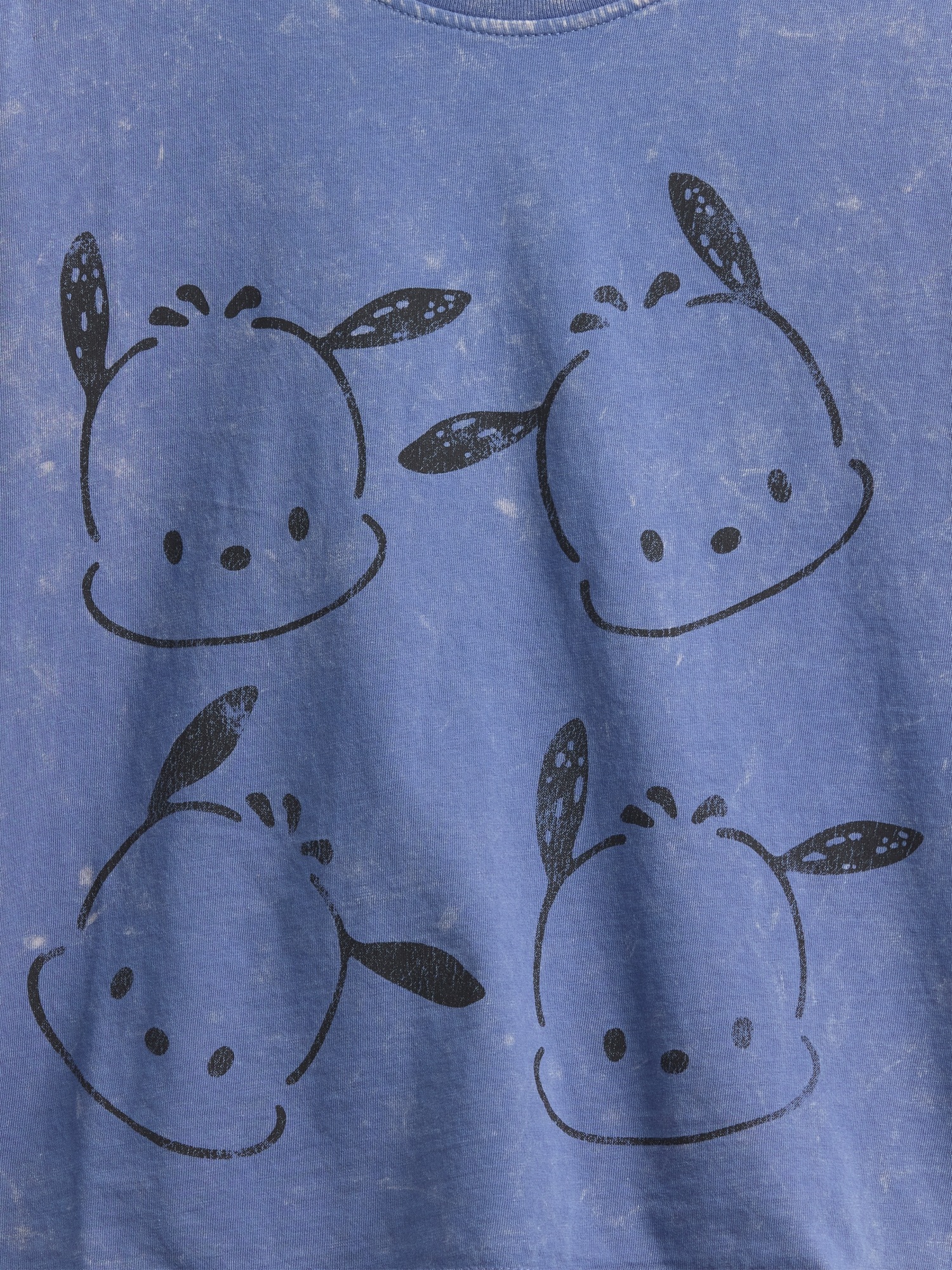 Детская футболка Gap Sanrio Oversized Boxy, цвет: Синий — фото 5