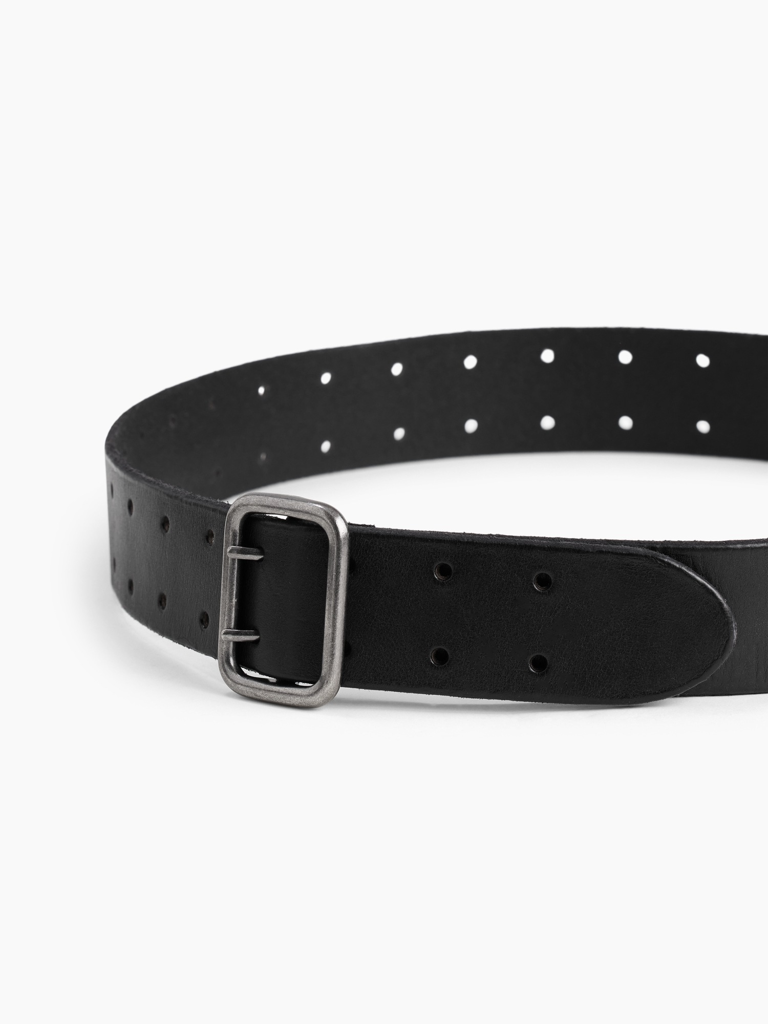 Женские ремни Gap 100% Leather Double-Prong Belt — фото 4