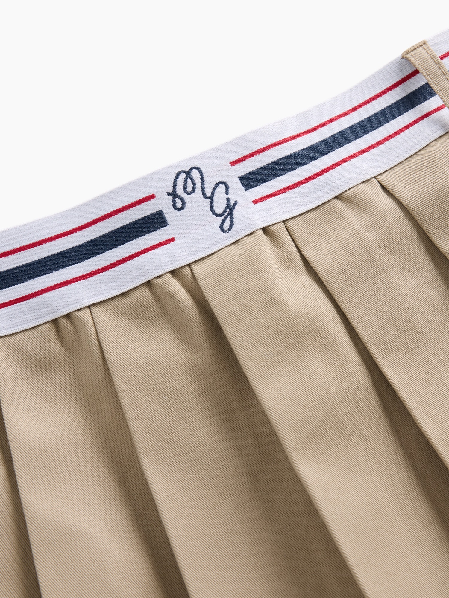 Женские юбки Gap × Malbon Pleated Twill Mini Skort — фото 6