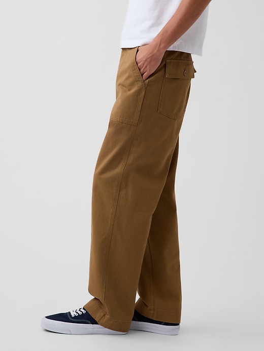 Herringbone '90s Loose Pants | Gap