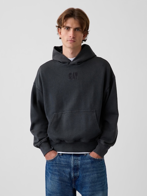 Heavyweight Oversized Logo Hoodie