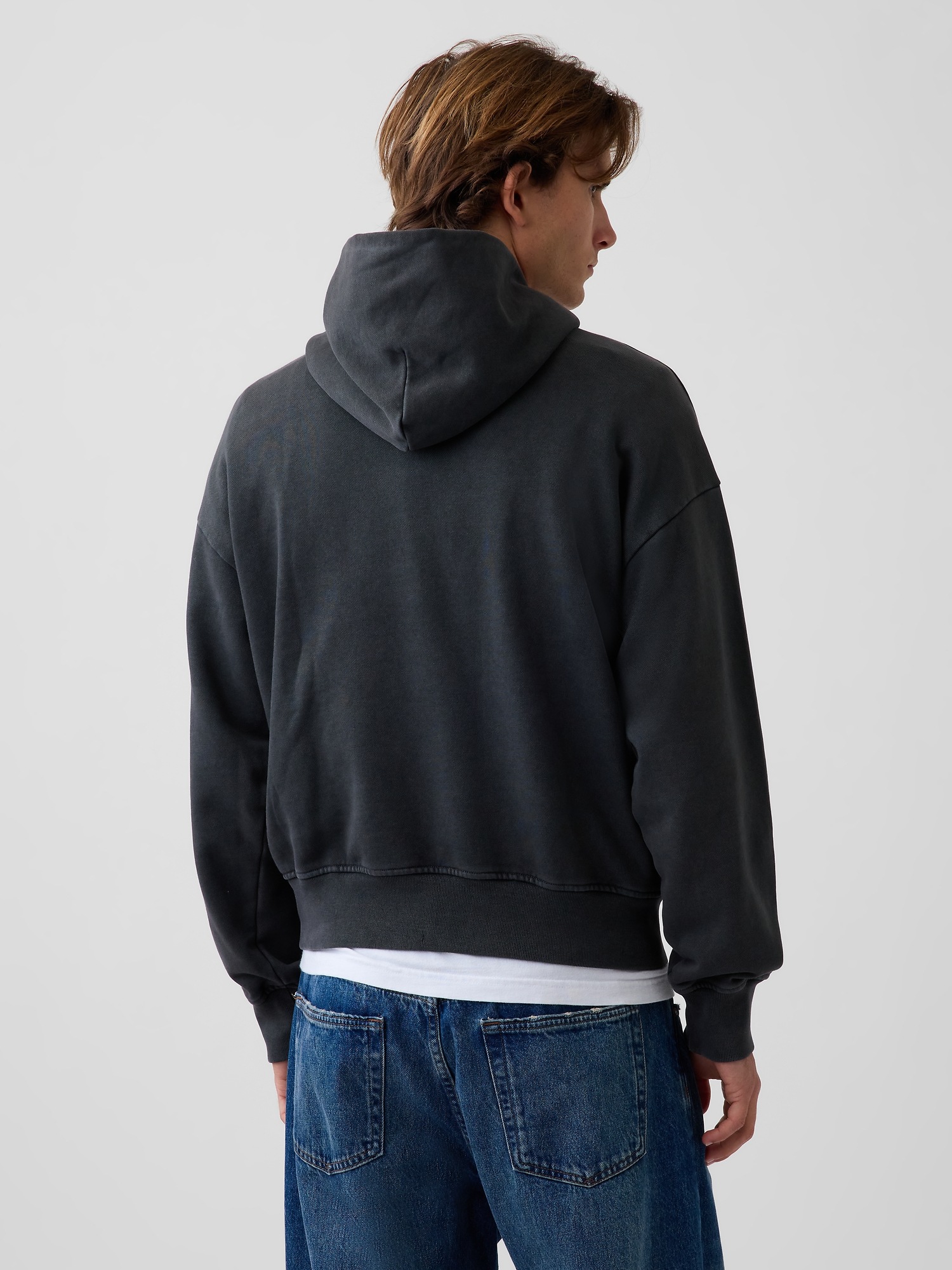 Мужские худи Gap Heavyweight Oversized Logo — фото 3