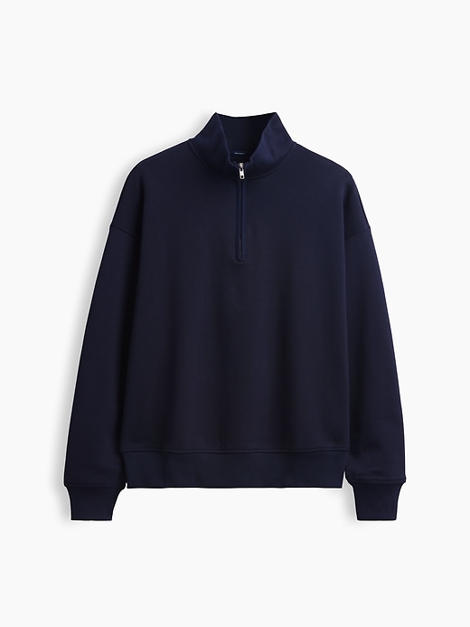 Heavyweight Oversized Quarter-Zip Pullover | Gap