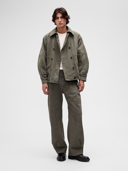 Gap Studio Herringbone Baggy Pants