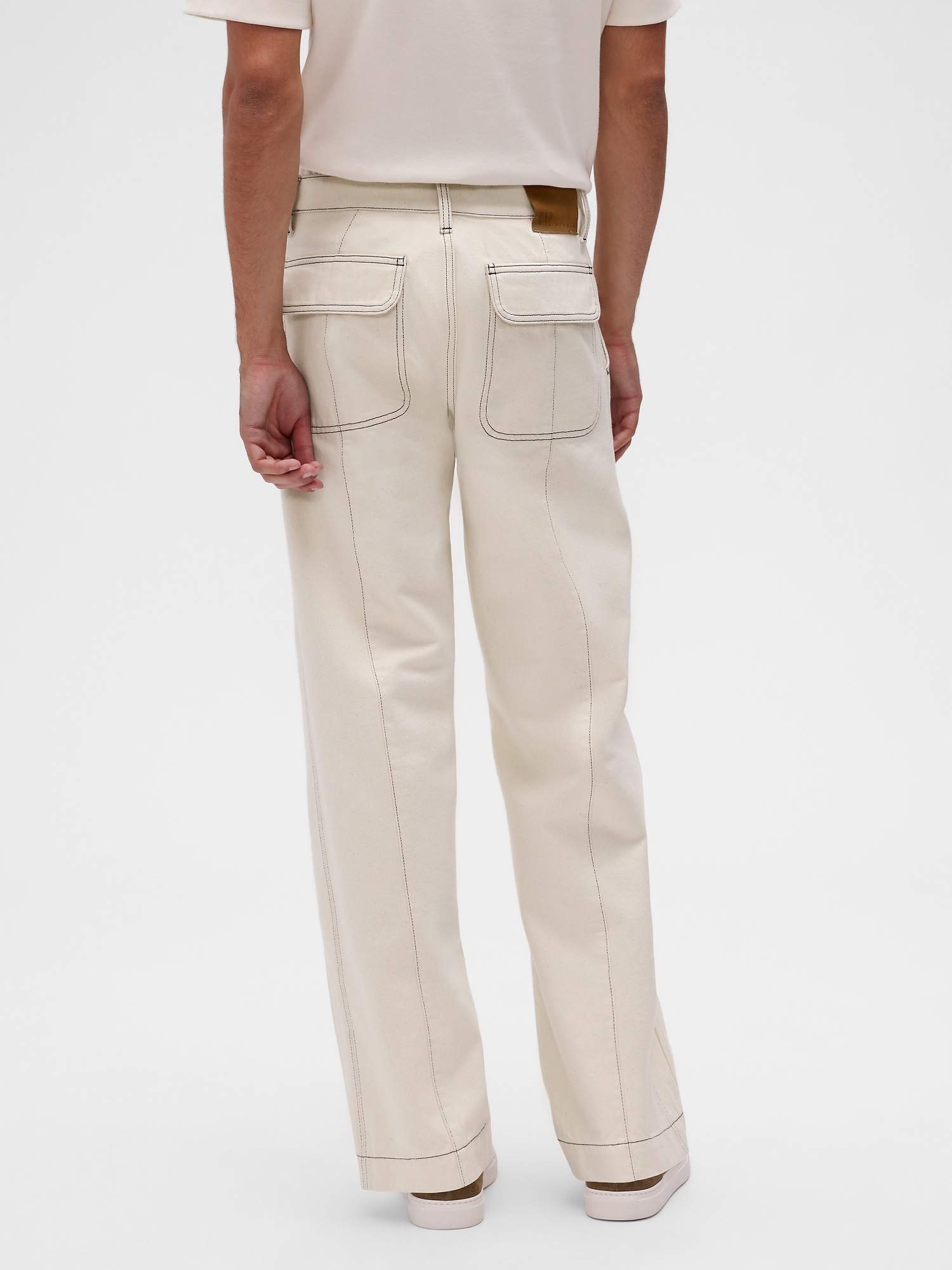 Женские джинсы Gap GapStudio Relaxed Utility Jeans — фото 4