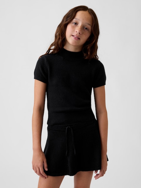 Kids CashSoft Mockneck Sweater