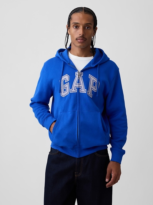 Adult VintageSoft Arch Logo Zip Hoodie | Gap