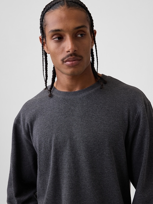 Relaxed Waffle T-Shirt | Gap