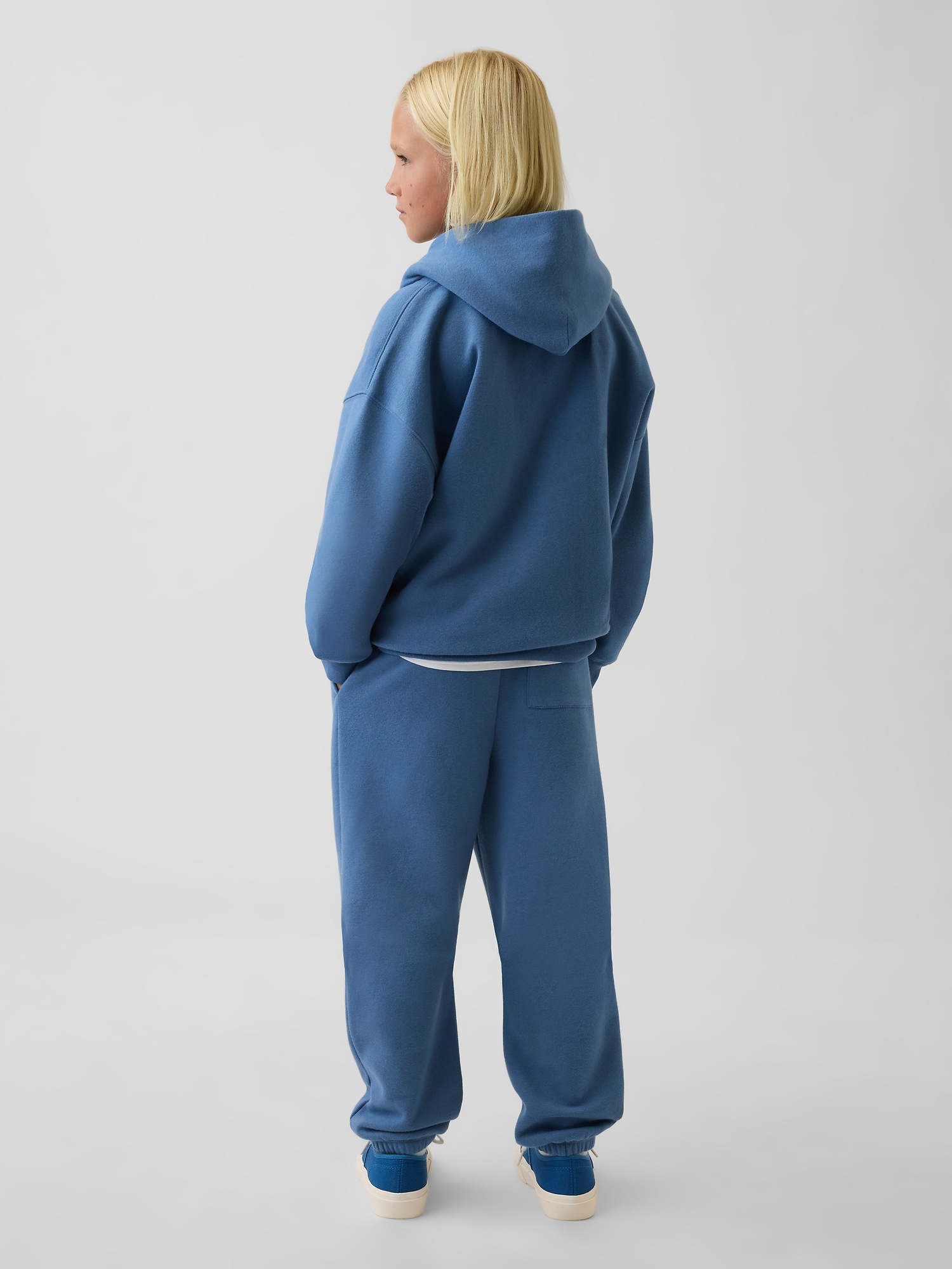 Детские джоггеры Gap VintageSoft свободного кроя с логотипом — фото 3