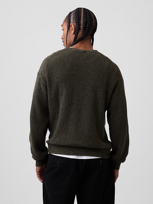 Relaxed Shaker Sweater | Gap