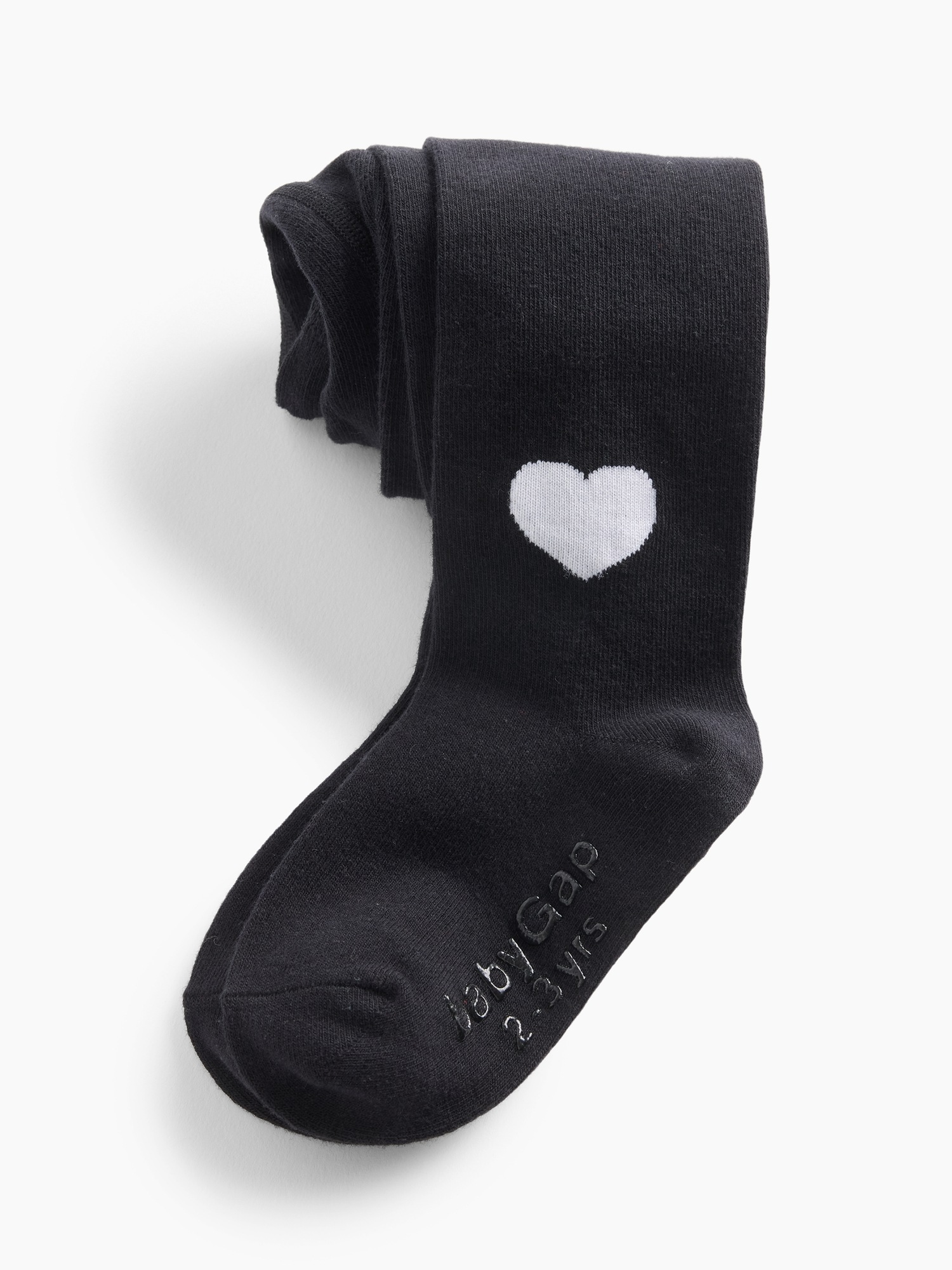 Колготки Gap Heart Tights для малышей, цвет: Чёрный — фото 2