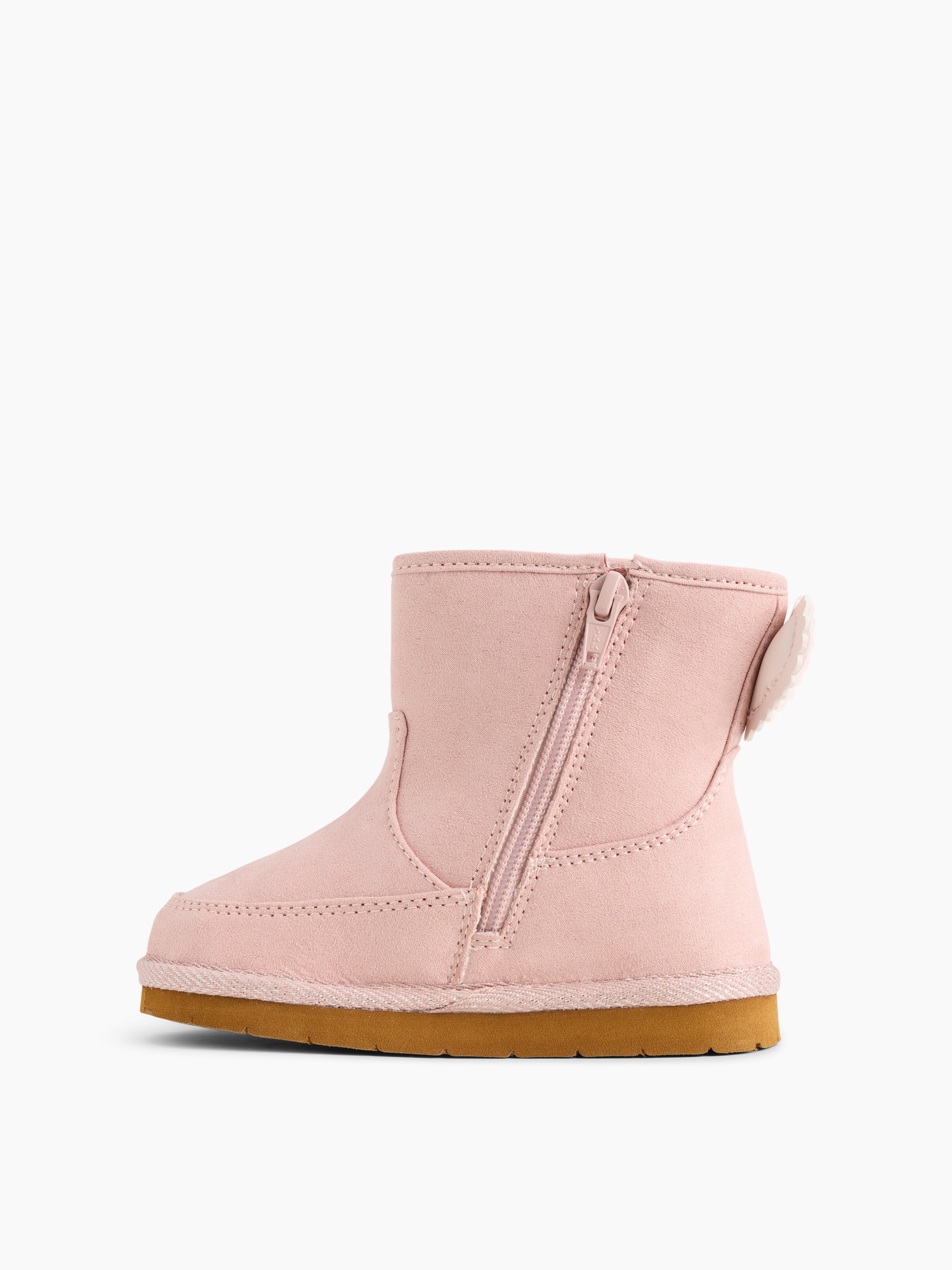 Ботинки Gap Heart Cozy Boots для малышей, цвет: Розовый — фото 4