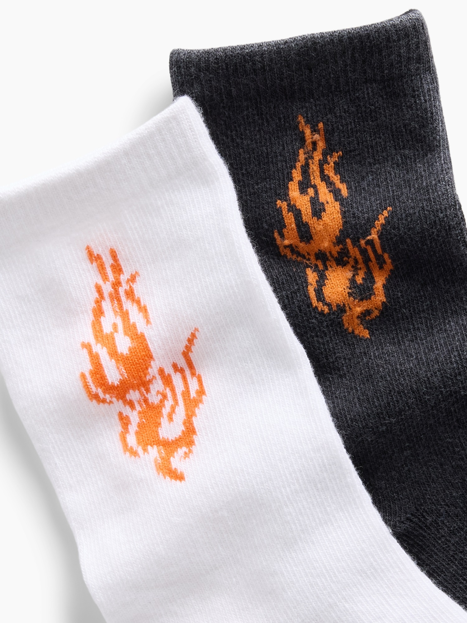 Носки Flame для детей, средней высоты, 2 шт. — Gap, цвет: Разноцветный — фото 2